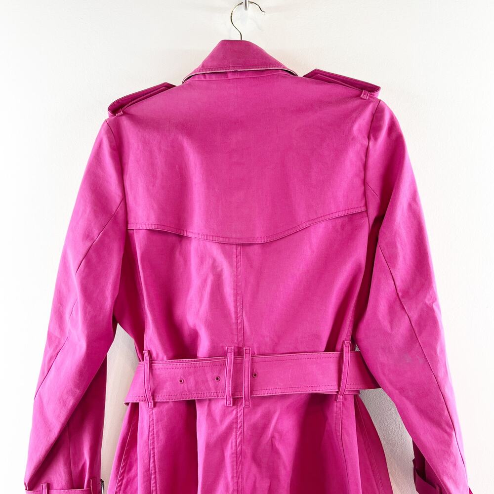 Burberry Pink Trench Coat - Picture 10 of 12